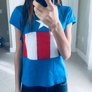 {Marvel} Captain America Graphic Tee